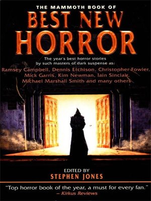 cover image of The Mammoth Book of Best New Horror